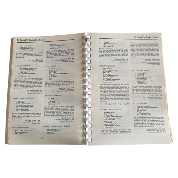 1970 Eastern Star Holiday Cookbook Montgomery AL Vintage Spiral VG Community - Picture 3 of 8